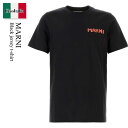 【数量限定・在庫限り・早い者勝ち!】 マルニ / Marni Black Jersey T-Shirt / HUMU0198X0UTC446 / HUMU019...