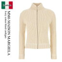 【数量限定・在庫限り・早い者勝ち!】 MM6 / Mm6 Maison Margiela Ivory Cotton Blend Cardigan / S62AN...