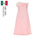 【数量限定・在庫限り・早い者勝ち!】 ミュウミュウ / Miu Miu Pink Poplin Dress / MF5787 F0E18 / MF5787 SO...