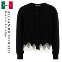 【数量限定・在庫限り・早い者勝ち!】 アレキサンダー・マックイーン / Alexander Mcqueen Black Wool Blend Cardigan ...