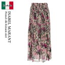 【数量限定・在庫限り・早い者勝ち!】 イザベルマラン / Isabel Marant Printed Silk Rolande Skirt / JU0356 F...