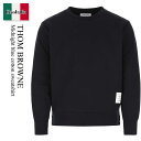 【数量限定・在庫限り・早い者勝ち!】 トム ブラウン / Thom Browne Midnight Blue Cotton Sweatshirt / MJT08...