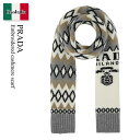 【数量限定・在庫限り・早い者勝ち!】 プラダ / Prada Embroidered Cashmere Scarf / 27455S F0040 / 27455...