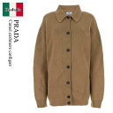 【数量限定・在庫限り・早い者勝ち!】 プラダ / Prada Camel Cashmere Cardigan / P25I41 F0040 / P25I41 S...