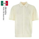 【数量限定・在庫限り・早い者勝ち!】 プラダ / Prada White Silk Blend Shirt / UMG321 F0009 / UMG321 SO...