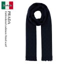 【数量限定・在庫限り・早い者勝ち!】 プラダ / Prada Embroidered Cashmere Blend Scarf / 1FS010 F0008 /...