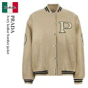 【数量限定・在庫限り・早い者勝ち!】 プラダ / Prada Ivory Leather Bomber Jacket / 58A190 F0304 / 58A1...