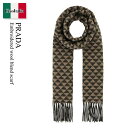 【数量限定・在庫限り・早い者勝ち!】 プラダ / Prada Embroidered Wool Blend Scarf / 2FS056 F03VB / 2FS...