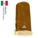 【数量限定・在庫限り・早い者勝ち!】 プラダ / Prada Caramel Suede Gloves / 1GG180 F0151 / 1GG180 2C5A...