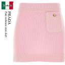 【数量限定・在庫限り・早い者勝ち!】 プラダ / Prada Pink Cashmere Mini Skirt / 21480S F0028 / 21480S ...