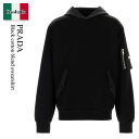【数量限定・在庫限り・早い者勝ち!】 プラダ / Prada Black Cotton Blend Sweatshirt / UJL04C F0806 / UJ...
