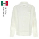 【数量限定・在庫限り・早い者勝ち!】 プラダ / Prada White Linen Shirt / UCN441 F0009 / UCN441 SUMO14H...