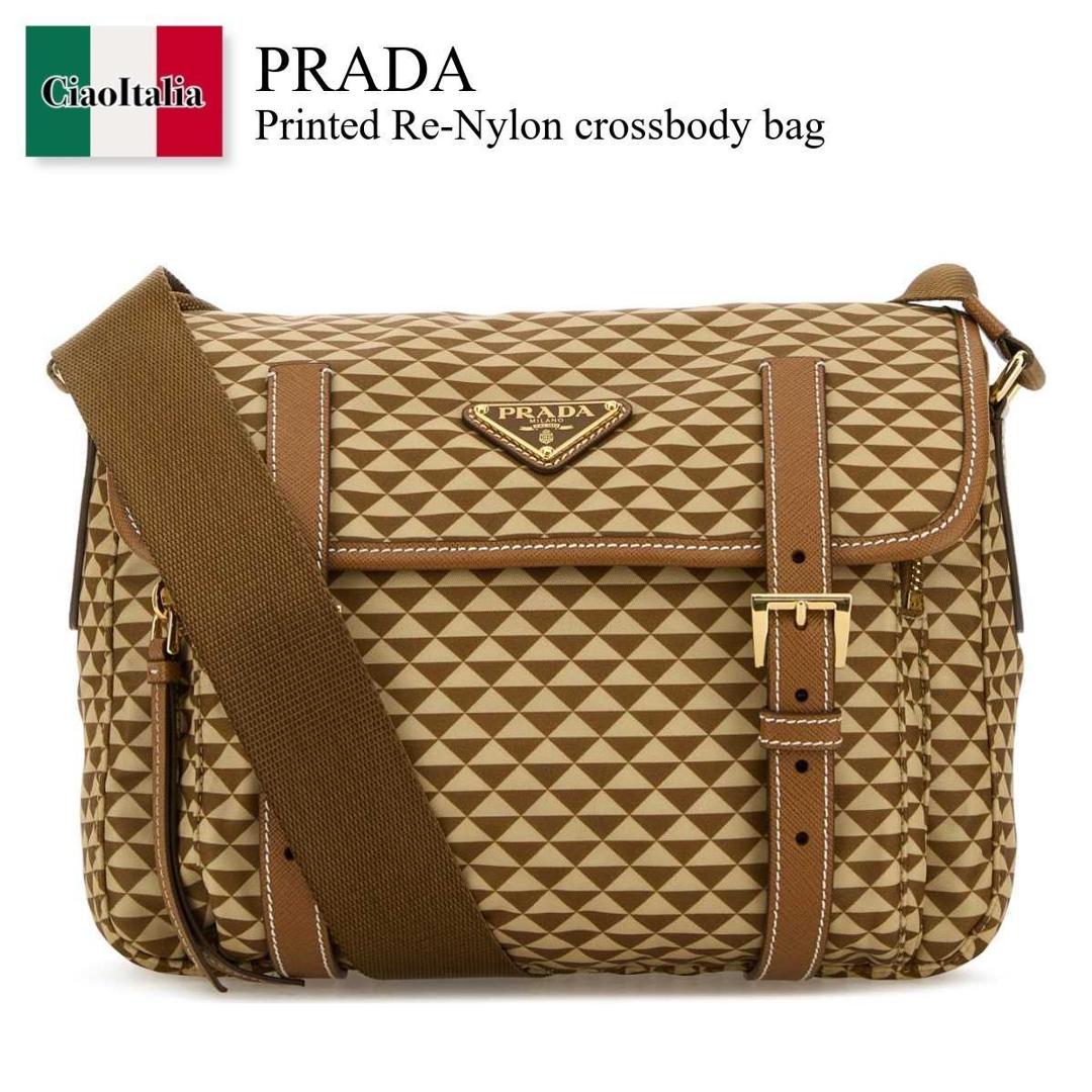 ڿ̸ꡦ߸˸¤ꡦᤤԾ ץ / Ф / Х / Prada Printed Re-Nylon Crossbody ...