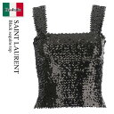 【数量限定・在庫限り・早い者勝ち!】 サンローラン / Saint Laurent Black Sequins Top / 704154 Y36XP / 704...