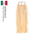 【数量限定・在庫限り・早い者勝ち!】 スポーツマックス / Sportmax Peach Viscose Ussita Dress / 232626 002 /...