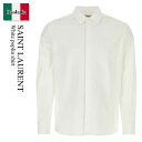 【数量限定・在庫限り・早い者勝ち!】 サンローラン / Saint Laurent White Poplin Shirt / 564269 Y1H48 / 56...