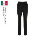 【数量限定・在庫限り・早い者勝ち!】 サンローラン / Saint Laurent Black Faille Pant / 774421 Y6D38 / 774...