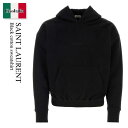 【数量限定・在庫限り・早い者勝ち!】 サンローラン / Saint Laurent Black Cotton Sweatshirt / 773358 Y36SW...