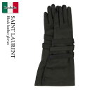 【数量限定・在庫限り・早い者勝ち!】 サンローラン / Saint Laurent Black Leather Gloves / 792803 3YP86 / ...