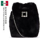 【数量限定・在庫限り・早い者勝ち!】 ロジェ・ヴィヴィエ / かばん / カバン / Roger Vivier Tres Vivier Aumoniere Fur / RBWANME5100MSR / RBWANME5100MSR B999 / RBWANME5100MSRB999 / ハンドバッグ