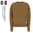 【数量限定・在庫限り・早い者勝ち!】 サンローラン / Saint Laurent Camel Cotton Sweatshirt / 807761 Y36SV...