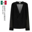 【数量限定・在庫限り・早い者勝ち!】 サンローラン / Saint Laurent Black Crepe Shirt / 795532 Y7I21 / 795...