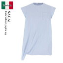 【数量限定・在庫限り・早い者勝ち!】 サカイ / Sacai Embroidered Poplin Top / 2507683 / 2507683 458 / ...