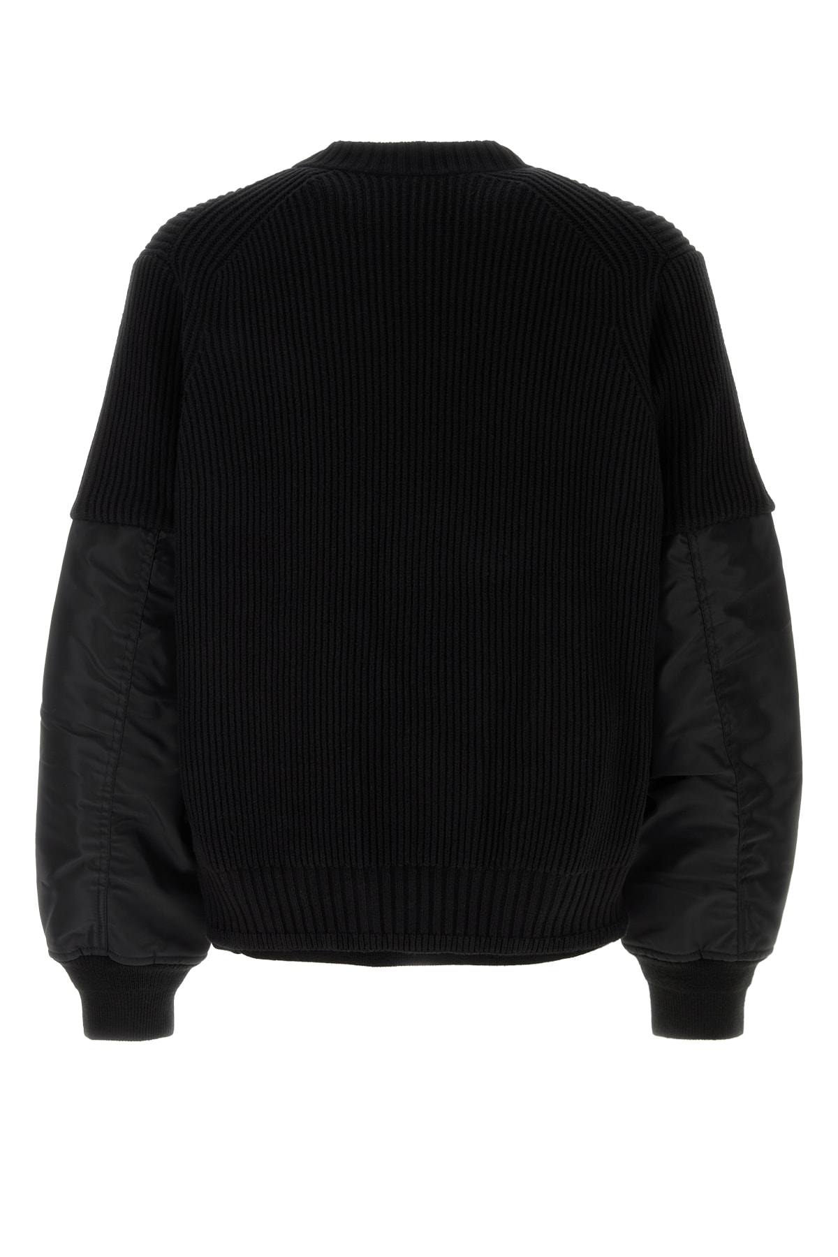 【数量限定・在庫限り・早い者勝ち！】 サカイ / Sacai Sacai Gonz Multi Patch Nylon Twill X Knit Sweater / 2403550M / 2403550M 001 / 2403550M001 / スウェット・トレーナー