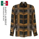 【数量限定・在庫限り・早い者勝ち!】 サンローラン / Saint Laurent Embroidered Silk Shirt / 813932 Y1L28 ...