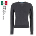 【数量限定・在庫限り・早い者勝ち!】 プラダ / Prada Dark Grey Wool Sweater / P24Q2O F0031 / P24Q2O SO...