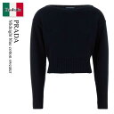 【数量限定・在庫限り・早い者勝ち!】 プラダ / Prada Midnight Blue Cotton Sweater / P24M2P F0008 / P24...
