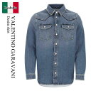 【数量限定・在庫限り・早い者勝ち!】 バレンチノ / Valentino Garavani Denim Shirt / 2V3DB94J93B / 2V3DB9...
