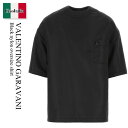 【数量限定・在庫限り・早い者勝ち!】 バレンチノ / Valentino Garavani Black Nylon Oversize Shirt / 1V0CJ...