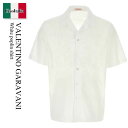 【数量限定・在庫限り・早い者勝ち!】 バレンチノ / Valentino Garavani White Poplin Shirt / 5V3AAM90A8S /...
