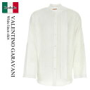 【数量限定・在庫限り・早い者勝ち!】 バレンチノ / Valentino Garavani White Linen Shirt / 5V3ABO80A9Y / ...