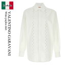 【数量限定・在庫限り・早い者勝ち!】 バレンチノ / Valentino Garavani White Poplin Shirt / 5V3ABR9EADQ /...