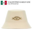 【数量限定・在庫限り・早い者勝ち!】 バレンチノ / Valentino Garavani Ivory Felt Bucket Hat / 5W2HGA25GMB / 5W2HGA25GMB O06 / 5W2HGA25GMBO06 / ハット