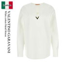 【数量限定・在庫限り・早い者勝ち!】 バレンチノ / Valentino Garavani White Cotton Blend Blouse / 5B3AE9...