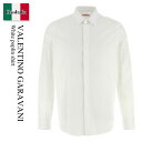 【数量限定・在庫限り・早い者勝ち!】 バレンチノ / Valentino Garavani White Poplin Shirt / 5V0AB7654WW /...