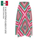 【数量限定・在庫限り・早い者勝ち!】 バレンチノ / Valentino Garavani Printed Cotton Skirt / 5B3RABK98RW...