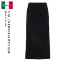 【数量限定・在庫限り・早い者勝ち!】 バレンチノ / Valentino Garavani Black Wool Skirt / 5B0RAC4488J / 5...