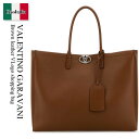 【数量限定・在庫限り・早い者勝ち!】 バレンチノ / かばん / カバン / Valentino Garavani Brown Leather Vlogo Sh...