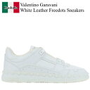 【数量限定・在庫限り・早い者勝ち!】 バレンチノ / Valentino Garavani White Leather Freedots Sneakers / ...