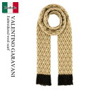 【数量限定・在庫限り・早い者勝ち!】 バレンチノ / Valentino Garavani Embroidered Wool Scarf / 6Y2ET01PM...
