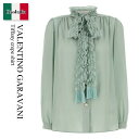 【数量限定・在庫限り・早い者勝ち!】 バレンチノ / Valentino Garavani Tiffany Crepe Shirt / 6B3AB77590F ...