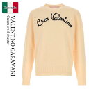 【数量限定・在庫限り・早い者勝ち!】 バレンチノ / Valentino Garavani Cream Wool Sweater / 6V3KC33LAR8 /...