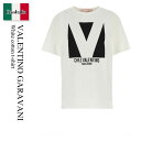 【数量限定・在庫限り・早い者勝ち!】 バレンチノ / Valentino Garavani White Cotton T-Shirt / 6B3MG24H95W...