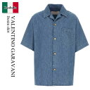 【数量限定・在庫限り・早い者勝ち!】 バレンチノ / Valentino Garavani Denim Shirt / 6V3DB03LAL4 / 6V3DB0...