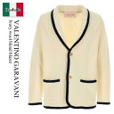 【数量限定・在庫限り・早い者勝ち!】 バレンチノ / Valentino Garavani Ivory Wool Blend Blazer / 6V3KE02T...
