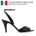 【数量限定・在庫限り・早い者勝ち!】 バレンチノ / Valentino Garavani Black Leather Ladycrush Sandals / ...